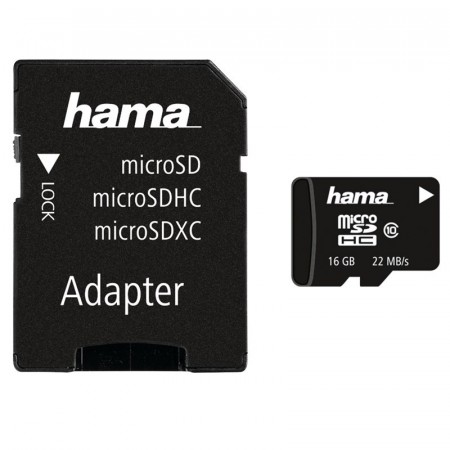 HAMA - Micro SD-kort 16 GB
